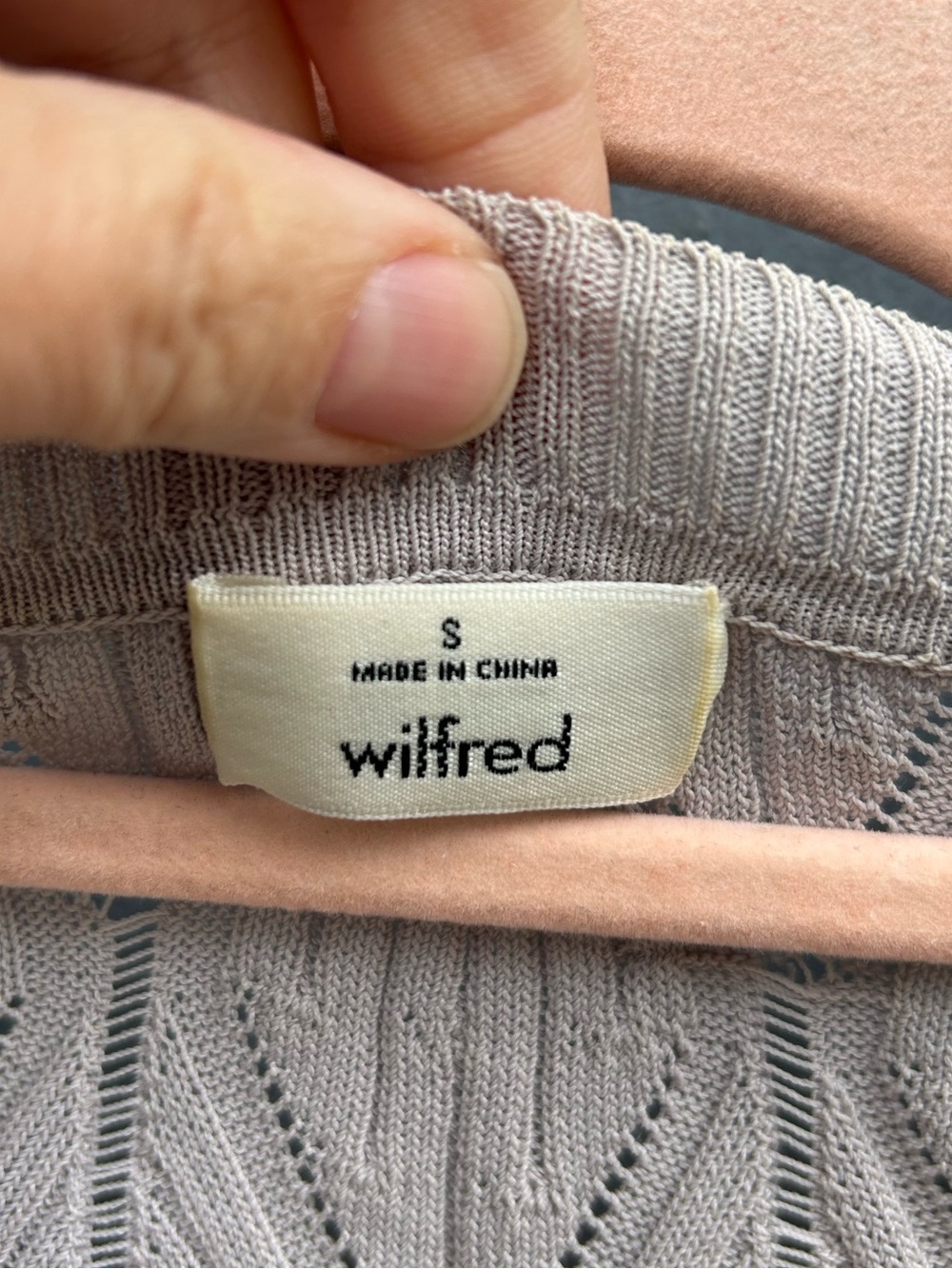 Wilfred Lilac Cardigan, size S - Picture 5 of 9